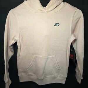 New Balance Pale Pink Kids Pullover Hoodie